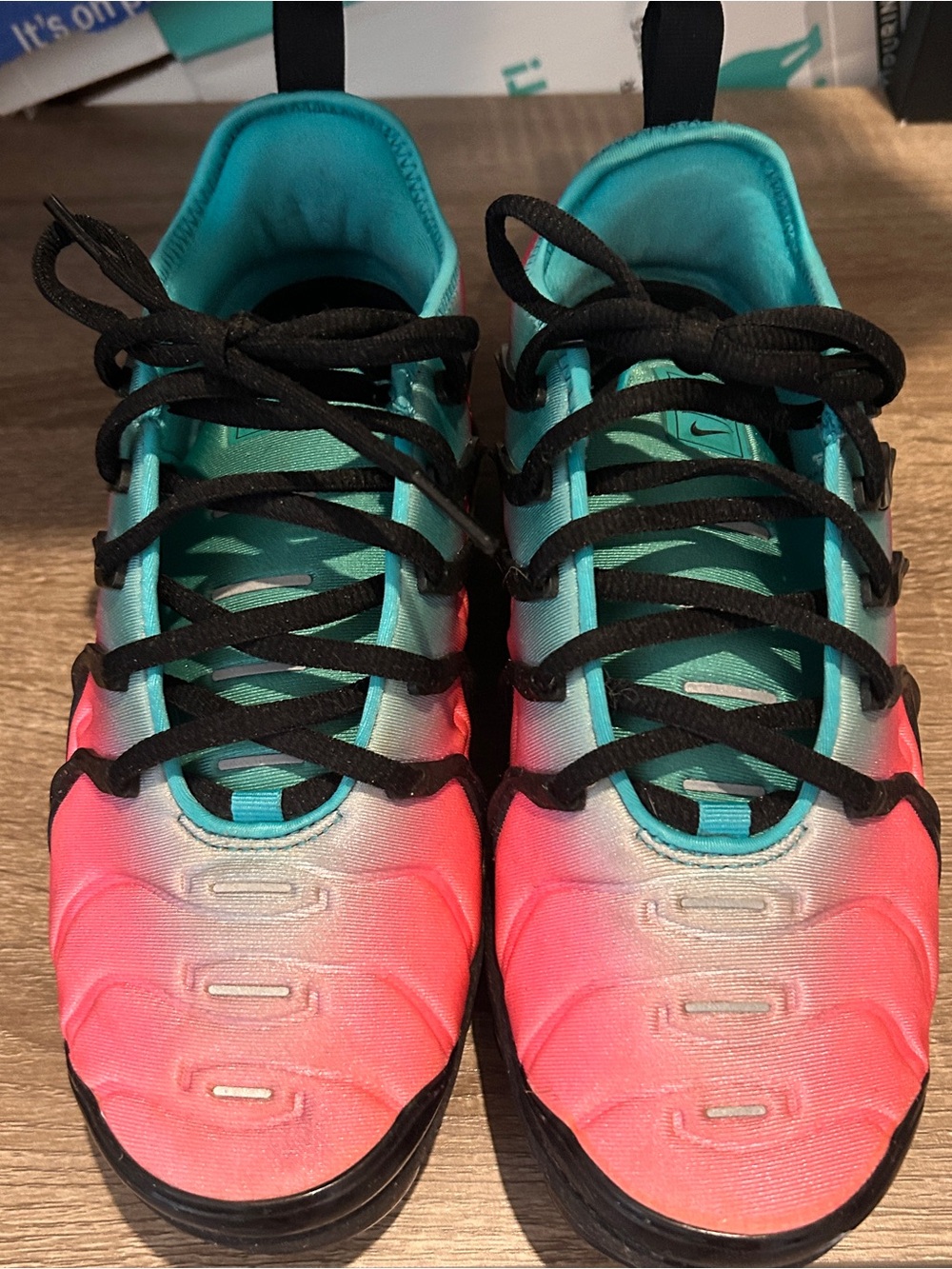 Nike Air VaporMaxes Women’s size 7.5 (watermelon colors)